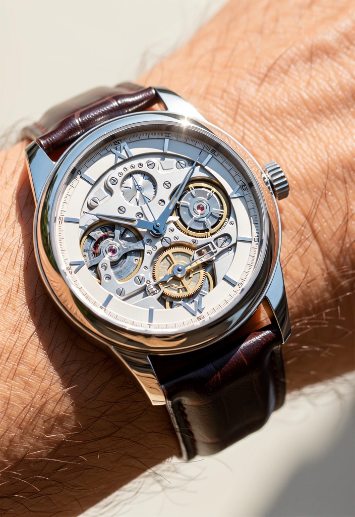 Luxury timepiece detail