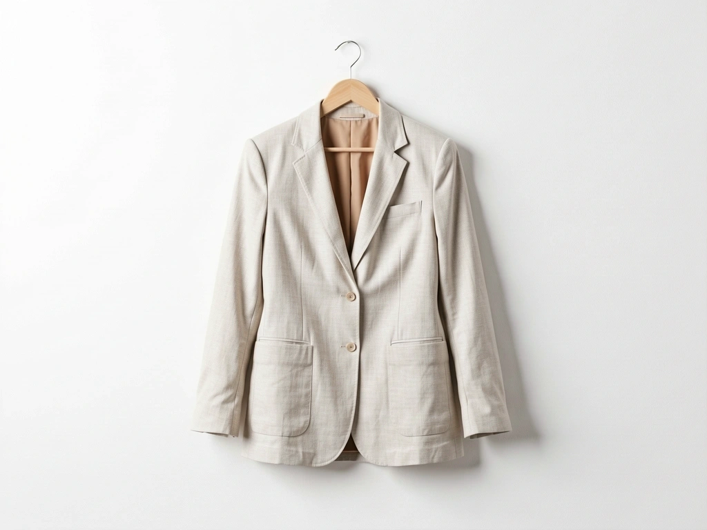 Linen blazer for dry season
